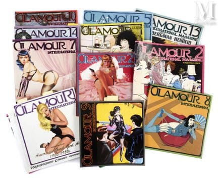 GLAMOUR, internationale Zeitschrift
Set mit 16 Ero