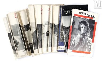 PRÉSENCE DU CINÉMA
Lot de 15 revues
N°1 Le nouveau