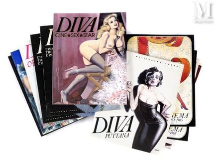 DIVA
Set mit 13 Erotikmagazinen, darunter Doppelau