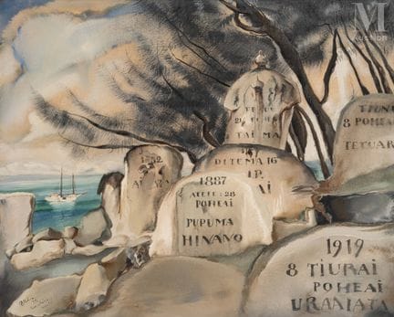 Serge GRÈS (Kiev, 1899 - Tahití, 1970)
Estelas en 