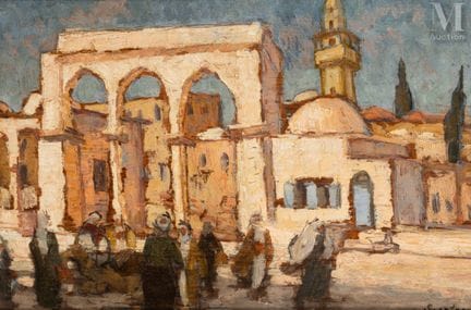 Paul SCORTESCO (Jassy 1895 - 1976)
Jerusalén
Óleo 