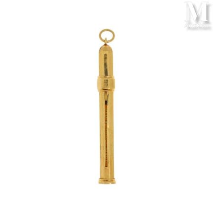 Druckbleistift
Druckbleistift aus 18 Karat Gelbgol