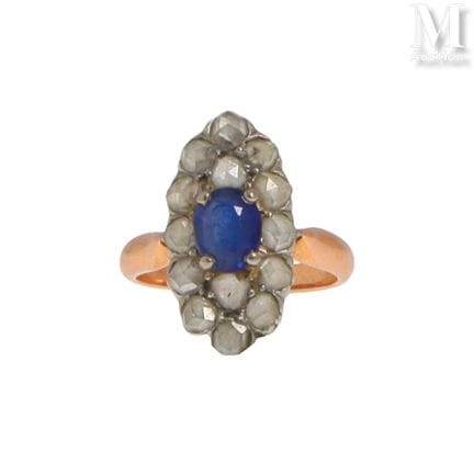 Bague marquise diamants
Bague en or rose 18K (750°