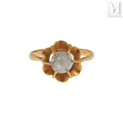 Ring aus 18 Karat Gelbgold (750°/°°) mit einem Imi
