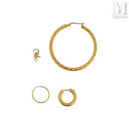Jewelry Lot
Lot of 18K yellow gold (750°/°°) jewel