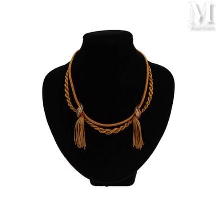Collier pompons
Collier ras de cou en or jaune 18K