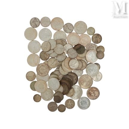 Lot de pièces en argent
Lot de pièces quatre vingt