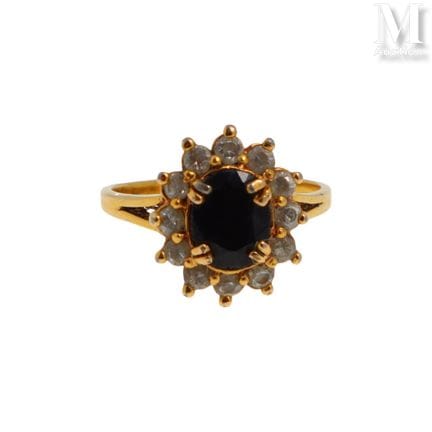 Sapphire Ring
14k yellow gold alloy ring (585°/°°)