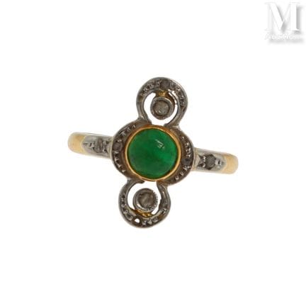 Smaragdring
Ring aus 18 Karat Gelbgold (750°/°°) m