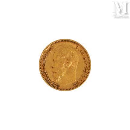 Pièce 5 Roubles or
Pièce de 5 roubles or Russie, N
