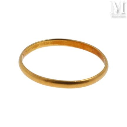 18k yellow gold wedding band (75°°/°°)
Gross weigh