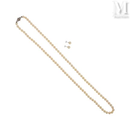 Halbes Perlenschmuck-Set
Halbes Schmuckset aus 18 