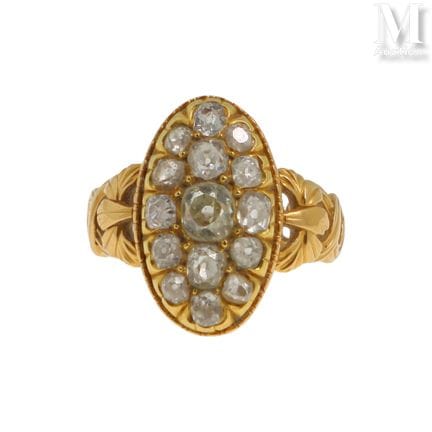Diamantring
Ring aus 18 Karat Gelbgold (750°/°°) m