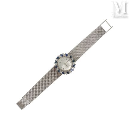 ETERNA
Montre en or gris 18k (750°/°°), bracelet à