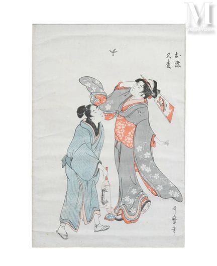 JAPON, d'après Kitagawa Utamaro
Estampe issue de l