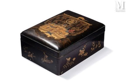 JAPON, Epoque Edo, XIXe siècle
Grande boîte en laq