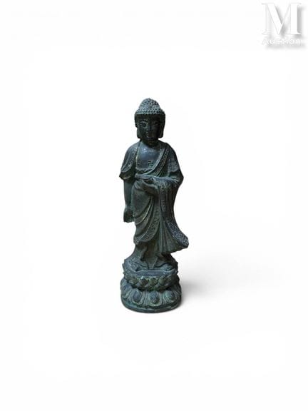 CHINE/TIBET
Bouddha
Bouddha
En bronze à patine ant