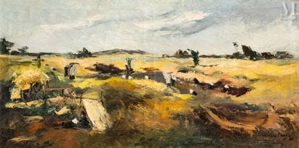 VIETNAM, siglo XX
"La cosecha", 1964
Óleo sobre li