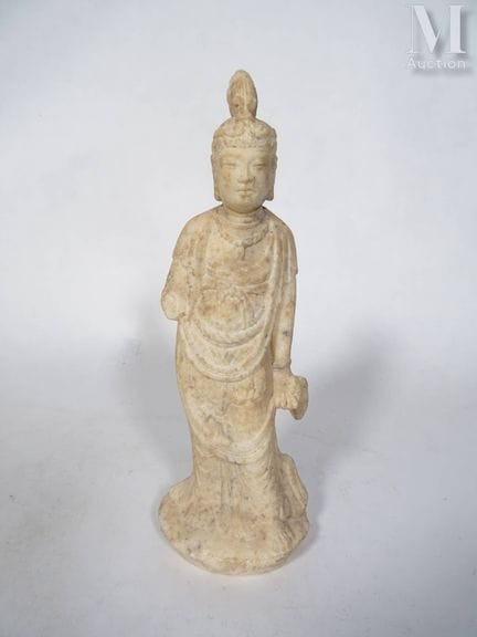CHINE, Dans le style Tang
Statuette d’une femme en