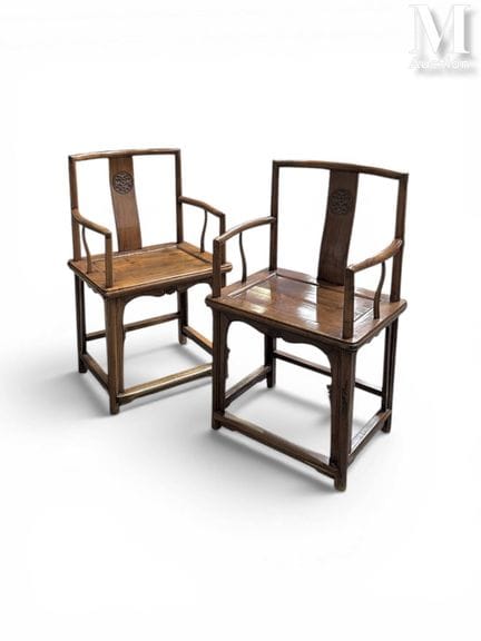 CHINE
Paire de fauteuils
En bois de ...
XIXème siè