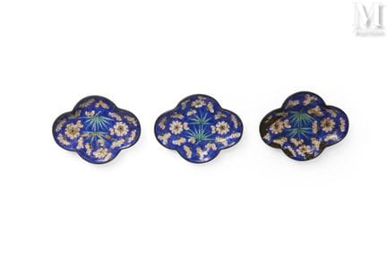 VIETNAM, milieu du XIXe siècle
Ensemble de trois c