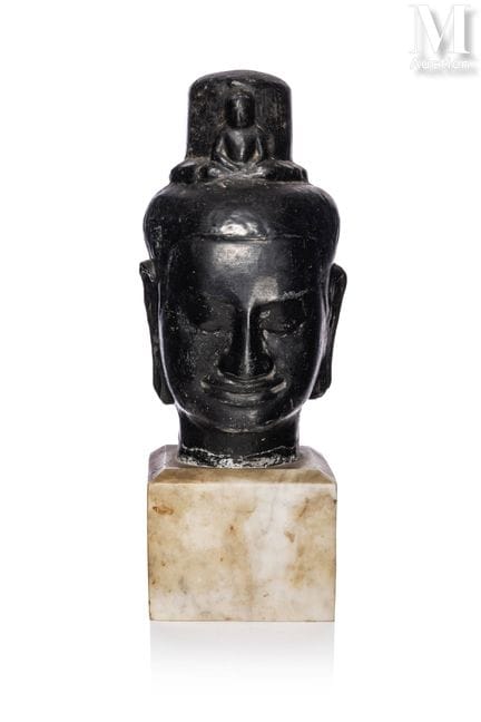 VIETNAM, XXe siècle
Tête de bouddha en bronze
repr