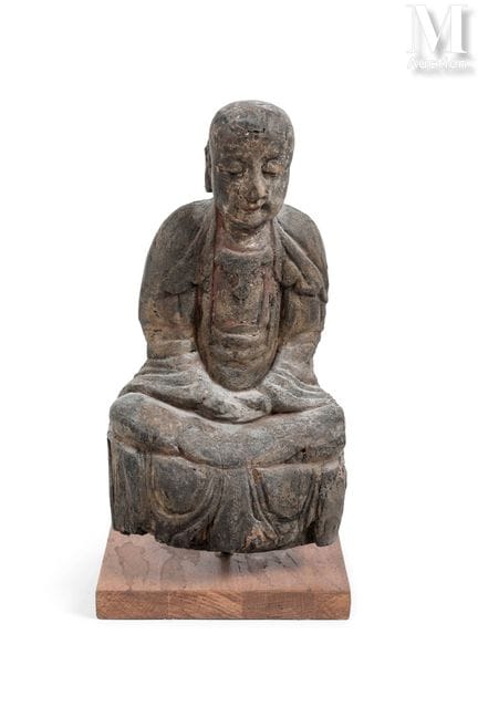 CHINE, XIXe siècle
Sculpture en bois
Représentant 