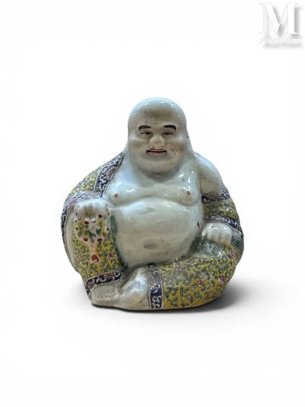CHINE
Sujet
En faïence et émaux polychromes représ