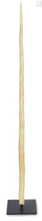 narwhal 牙
带底座陈列。
113.5 厘米。具有优美的古旧包浆。
1.058千克。
II/