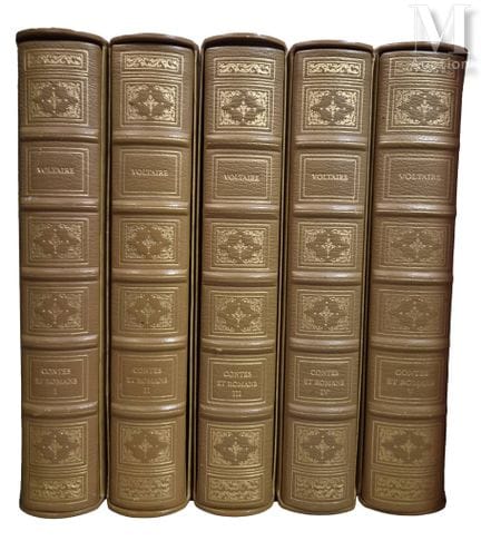 VOLTAIRE
Works
5 vols., in-4 
Editions de l'Odeon