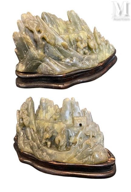 China – Grupo escultórico
De piedra dura (jadeíta)