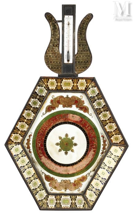 Barometer-Thermometer „Restauration“
in einem sech