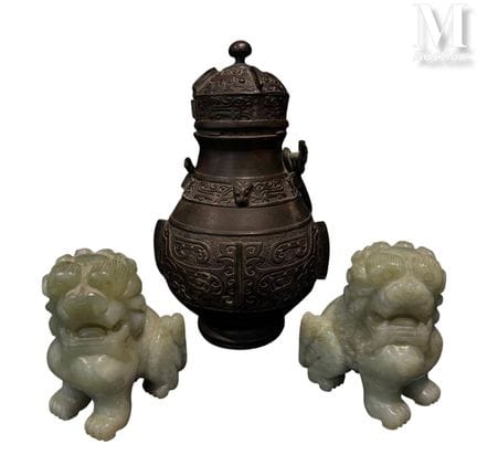 CHINA - DOS PERROS DE FÔ
China, principios del sig
