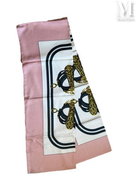 HERMÈS PARIS
"Brides de Gala", 
Long printed silk 