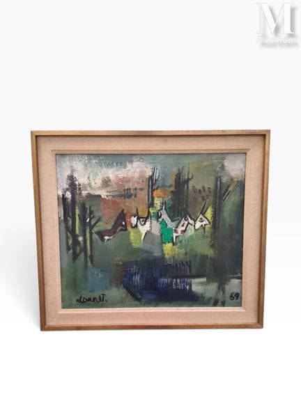 Jean DANNET (1912–1997)
Dorfansicht
Öl auf Leinwan