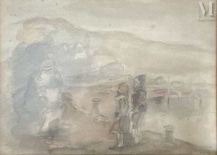 Franck INNOCENT (1912–1983)
Aquarell, Pastell und 