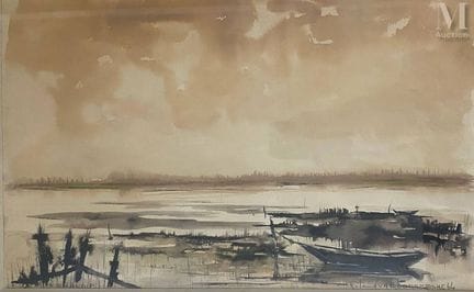 Roland VAN LERBERGHE (1909–1997)
Honfleur 
Öl auf 