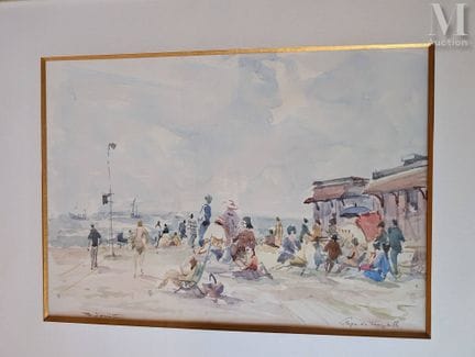 Bernard LORIOT (1925–1998)
Trouville
Aquarell auf 