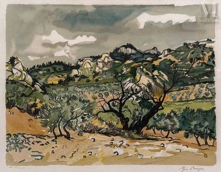 Yves BRAYER (1907–1990)
Landschaft in der Provence