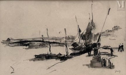 Paul-Élie GERNEZ (1888–1948)
Hafenansicht
Schwarze