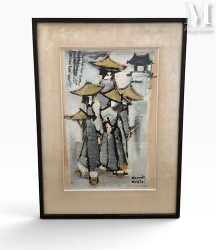 Jean DANNET (1912–1997)
Kyoto
Gouache
Unten rechts
