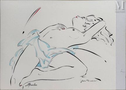Michel GAMBIER (1949–2012)
Akt „Schlafendes Mädche