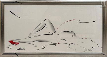Michel GAMBIER (1949–2012)
„Entspannung“
Tinte und