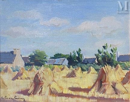 André CHOCHON (1910–2005)
Die Weizenfelder. 84 
Öl