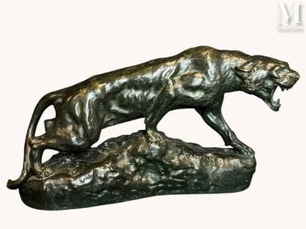 Eugène CARTIER (1861-1943)
Jaguar rugiente
Copia e