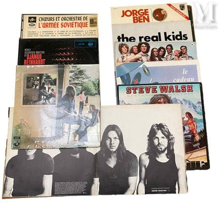 Schallplatten-Set
darunter Pink Floyd, Deep Purple