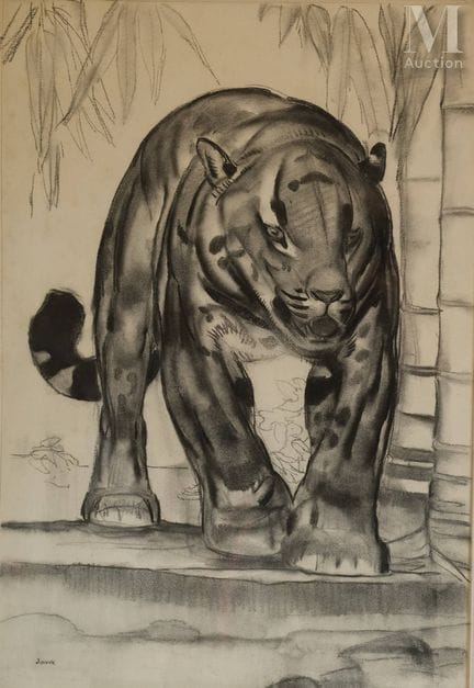 Anonymous
"Walking Tiger"
Charcoal drawing in the 