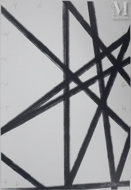 MORELLET, François
Lines for Blank Pages, 1991
Fra