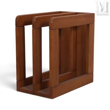 GASCOIN (Attributed to) Magazine rack or filing ca