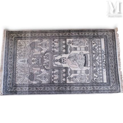 ASIA: Wool Rug
Wool rug depicting Buddha in prayer
